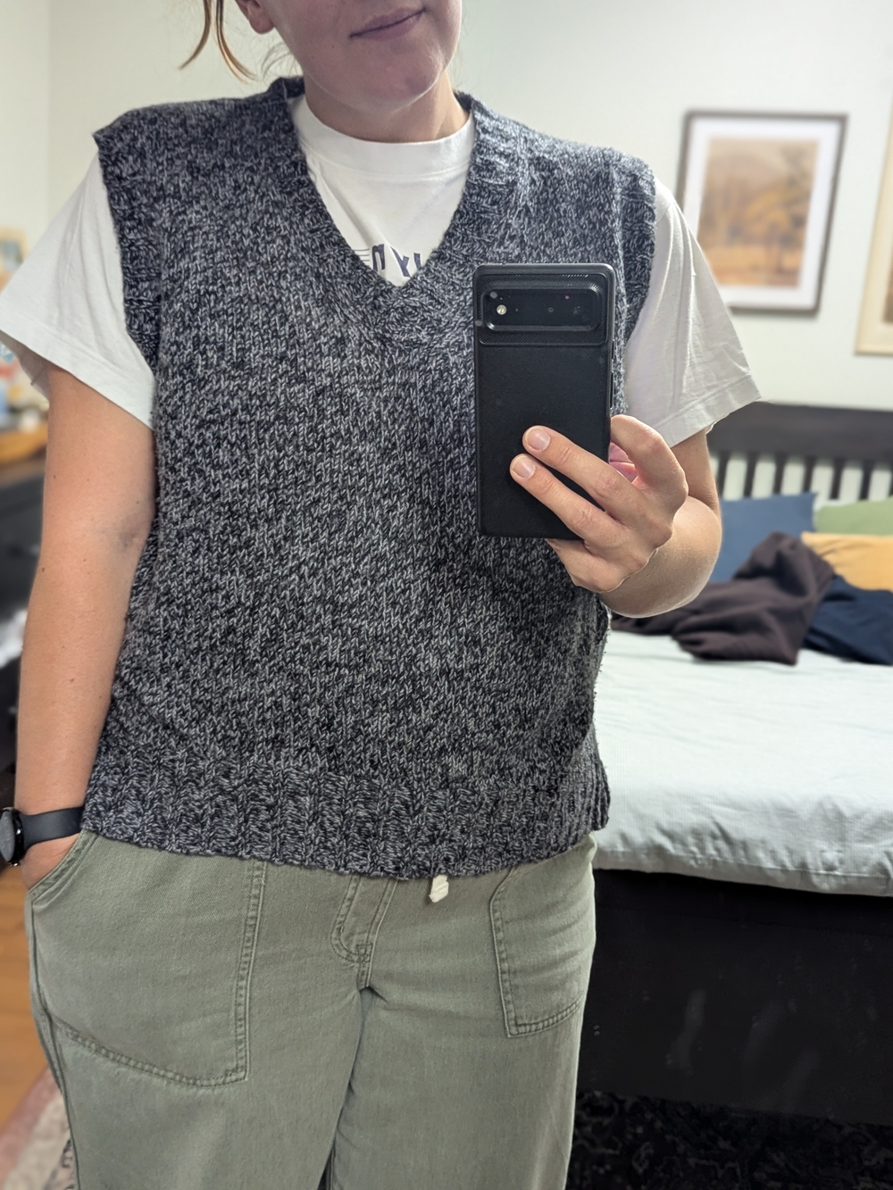 Grey Wool Vest